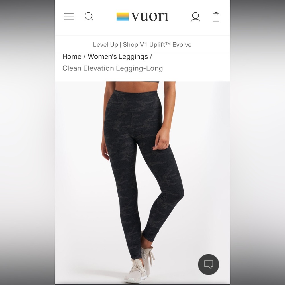 Vuori Elevation camo leggings